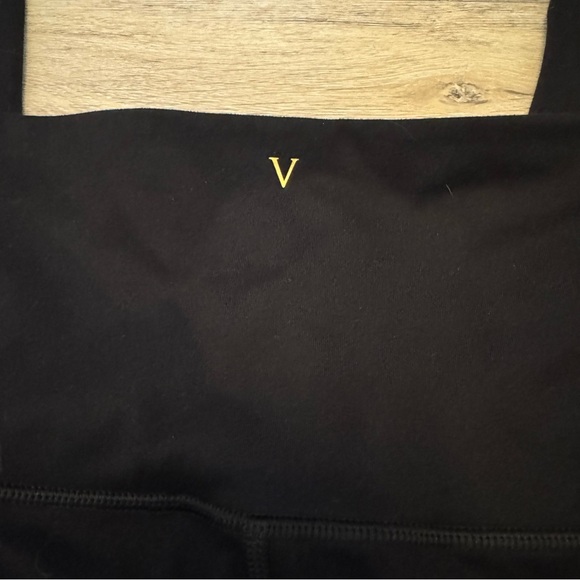 Victoria’s Secret Women’s 12/170/76A Black Yoga Leggings with Mock Tie Front - Picture 8 of 8